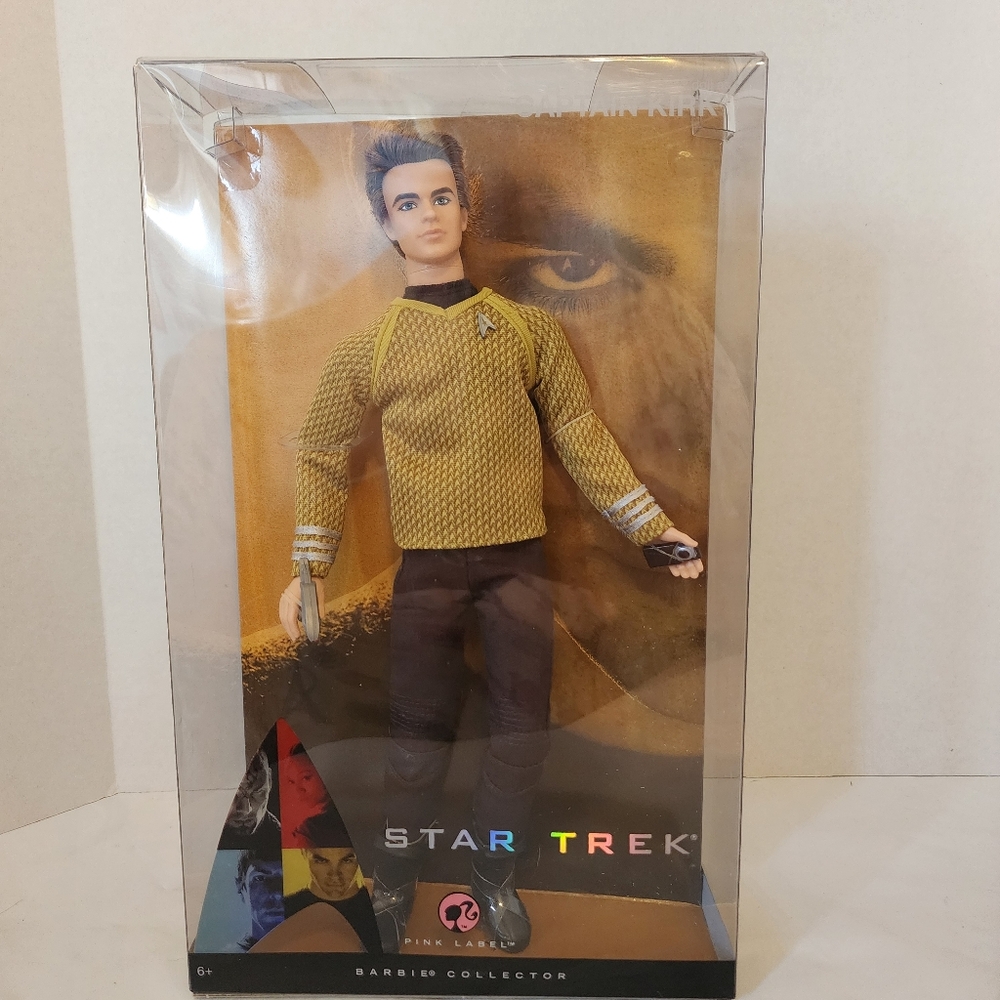 Barbie Star Trek 50th Anniversary Captain Kirk Doll – 2016 Sealed Box